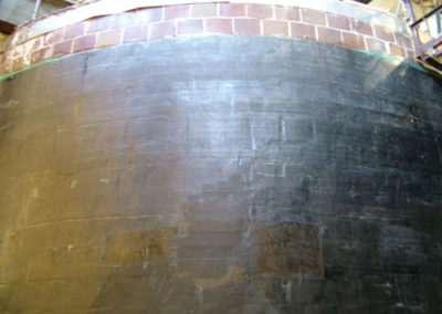 composite strengthening over brick tank